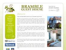 Tablet Screenshot of brambleguesthouse.co.uk